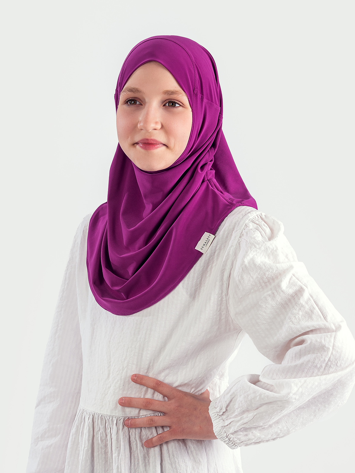 Schaless Mürdüm Pratik Pileli Çocuk Hazır Türban