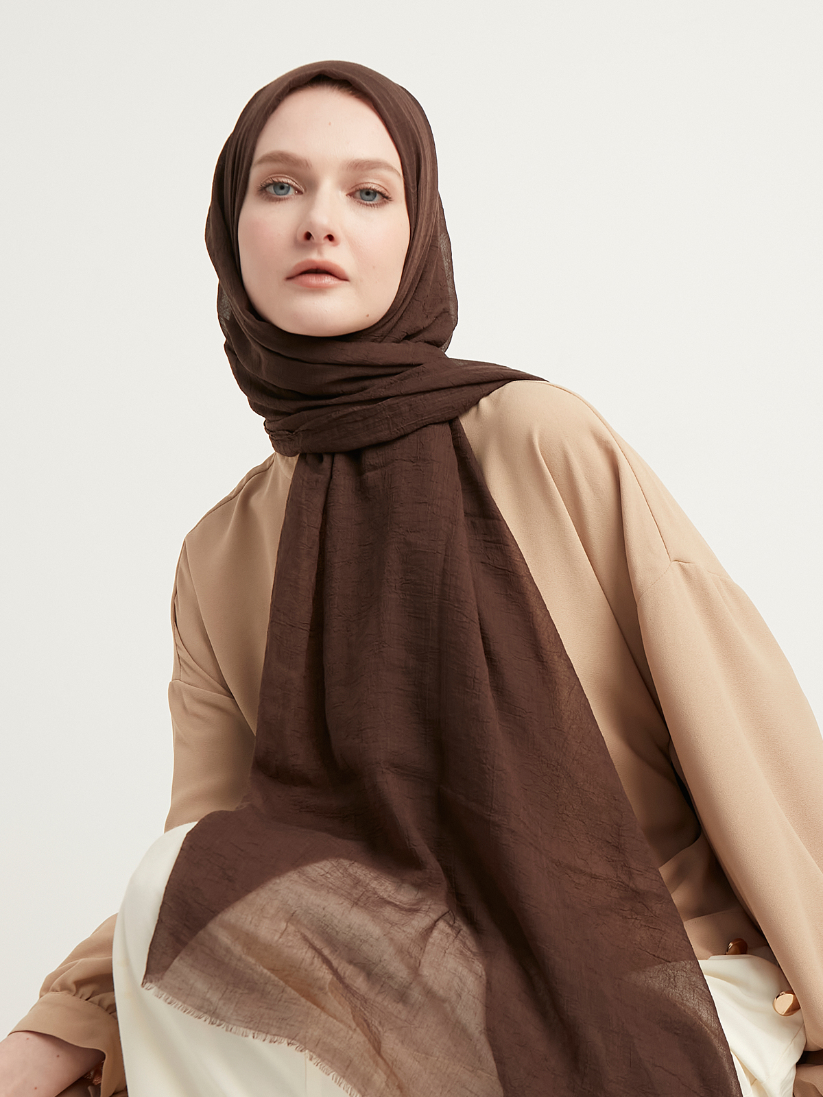 Schaless Kahverengi Confort Şal