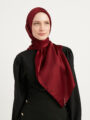 Schaless Bordo Janjanlı Krinkıl Eşarp