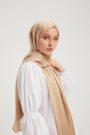Schaless Janjanlı Bej Krinkıl Şal