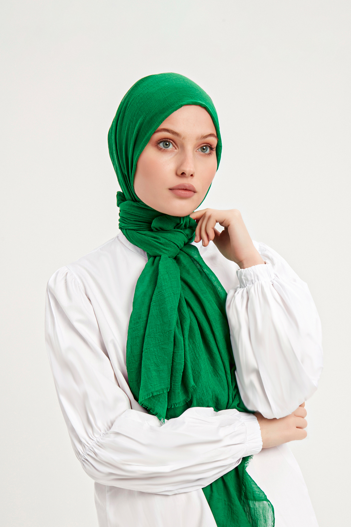 Schaless Confort Düz Benetton Şal