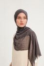 Schaless Confort Düz Koyu Füme Şal