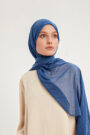 Schaless Confort Düz Mavi Şal