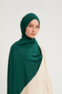 Schaless Likralı Zümrüt Penye Şal