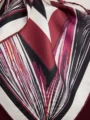 Schaless Serica Bordo Desenli %100 İpek Twill Eşarp Resmi-4