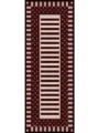 Schaless Aurora Bordo Desenli Janjanlı Şal Resmi-3