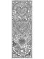 Schaless Efilia Gri Kalp Desenli Şal Resmi-4