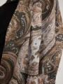 Schaless Efilia Kahverengi Paisley Desenli Şal Resmi-2