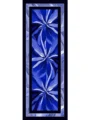 Schaless Aurora Lacivert Modern Desenli Janjanlı Şal Resmi-3