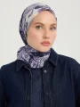 Schaless Efilia Mor Paisley Desenli Janjanlı Eşarp Resmi
