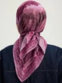 Schaless Efilia Mürdüm Mandala Desenli Janjanlı Eşarp Resmi-3