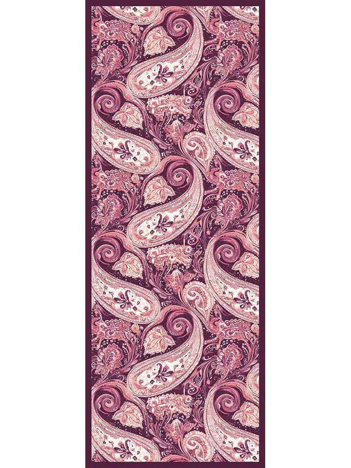 pembe-sal-24867-05 Schaless Efilia Pembe Paisley Desenli Şal Resmi-3