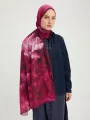 Schaless Efilia Pembe Monokrom Desenli Şal Resmi