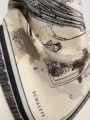 Schaless Serica Siyah Şehir Desenli Twill İpek Eşarp Resmi-3