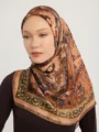 Schaless Aurora Tarçın Desenli Janjanlı Eşarp 1
