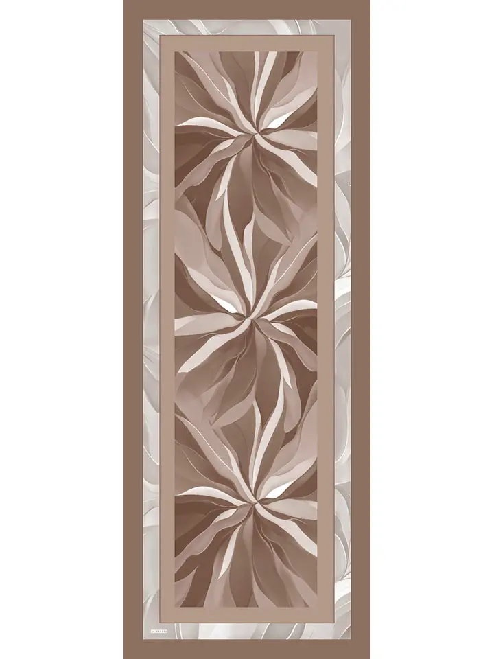 Schaless Aurora Vizon Modern Desenli Janjanlı Şal Resmi-3