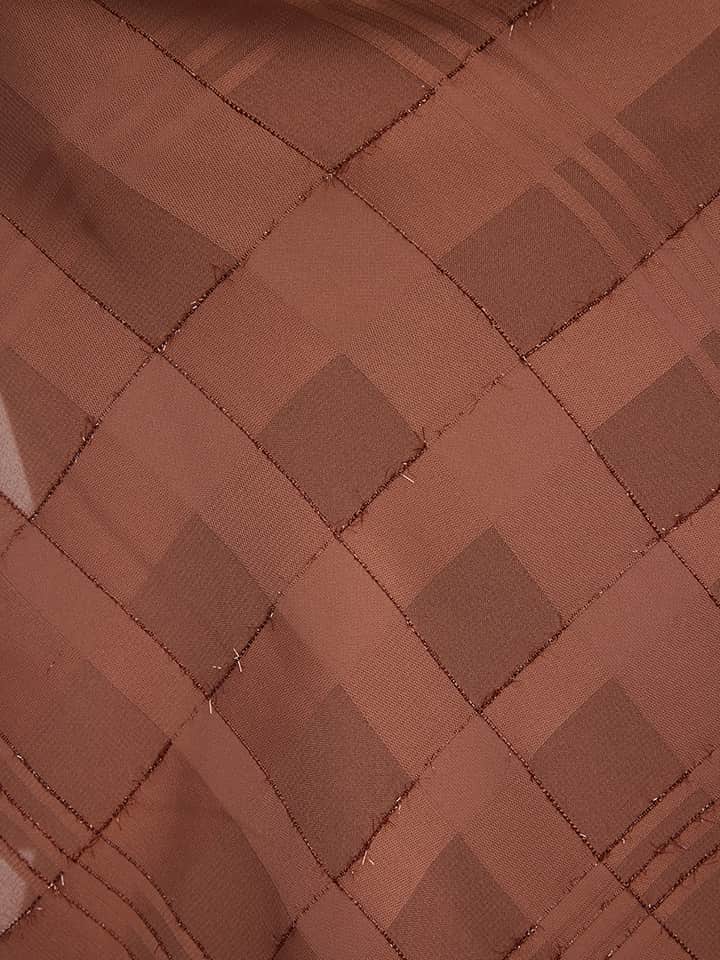 kahve-jakarli-simli-ekose-esarp-resmi