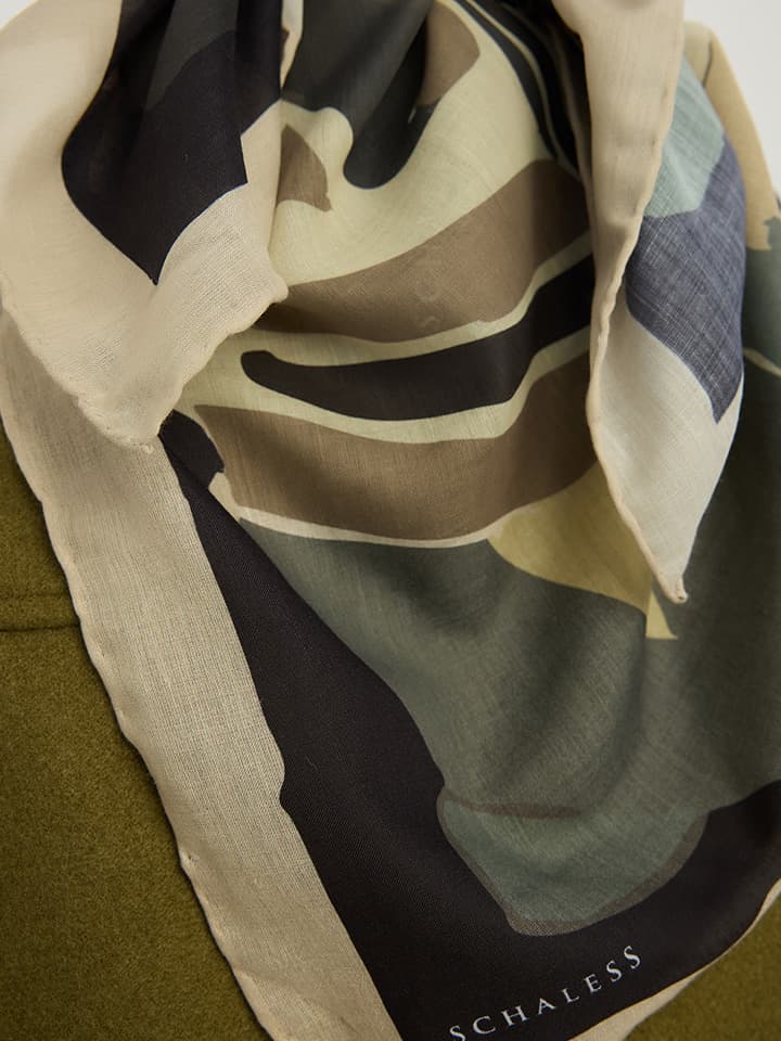 Pastel Yolculuk Vizon Efilia Desenli Eşarp 70x190 cm