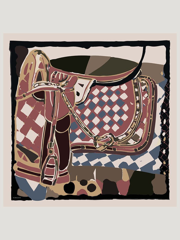 Pastel Yolculuk Bordo Efilia Desenli Eşarp 70x190 cm