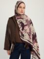 Özgür Fırçalar Camel Vierra Desenli Şal 70x190 cm