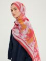 Özgür Fırçalar Nar Çiçeği Vierra Desenli Şal 70x190 cm