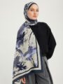 Özgür Fırçalar Mor Vierra Desenli Şal 70x190 cm