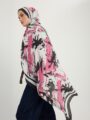 Özgür Fırçalar Pembe Vierra Desenli Şal 70x190 cm