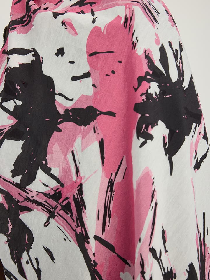 Özgür Fırçalar Pembe Vierra Desenli Şal 70x190 cm