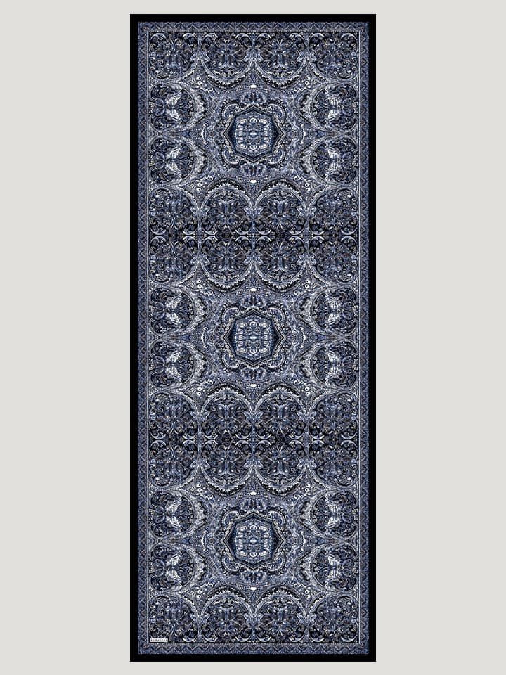 Ebedi Saraylar Lacivert Vierra Desenli Viskon Şal 70x190 cm