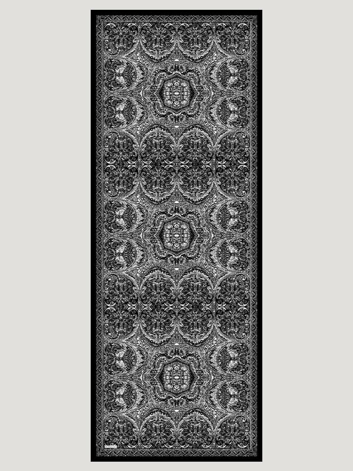 Ebedi Saraylar Siyah Vierra Desenli Viskon Şal 70x190 cm
