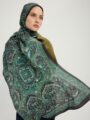 Ebedi Saraylar Zümrüt Vierra Desenli Viskon Şal 70x190 cm
