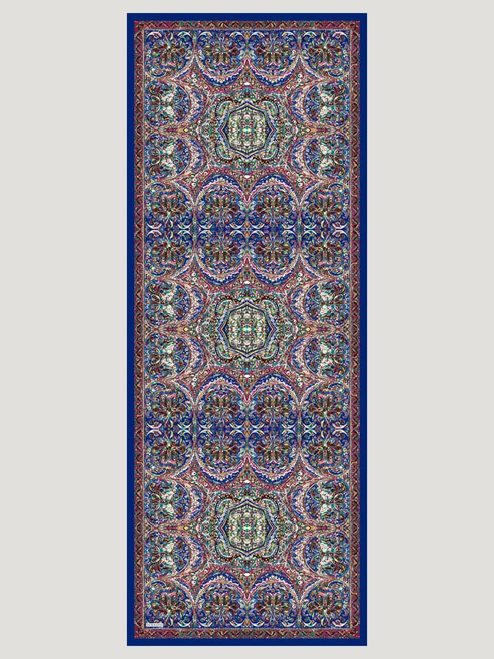 Ebedi Saraylar İndigo Vierra Desenli Viskon Şal 70x190 cm