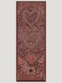 Sonsuz Aşk Kahverengi Efilia Desenli Şal 70x190 cm