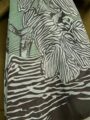 Sessiz Mevsimler Yeşil Efilia Desenli Şal 70x190 cm