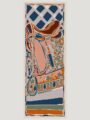 Pastel Yolculuk Renkli Efilia Desenli Şal 70x190 cm