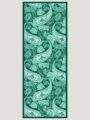 Kozmik Paisley Yeşil Efilia Desenli Şal 70x190 cm